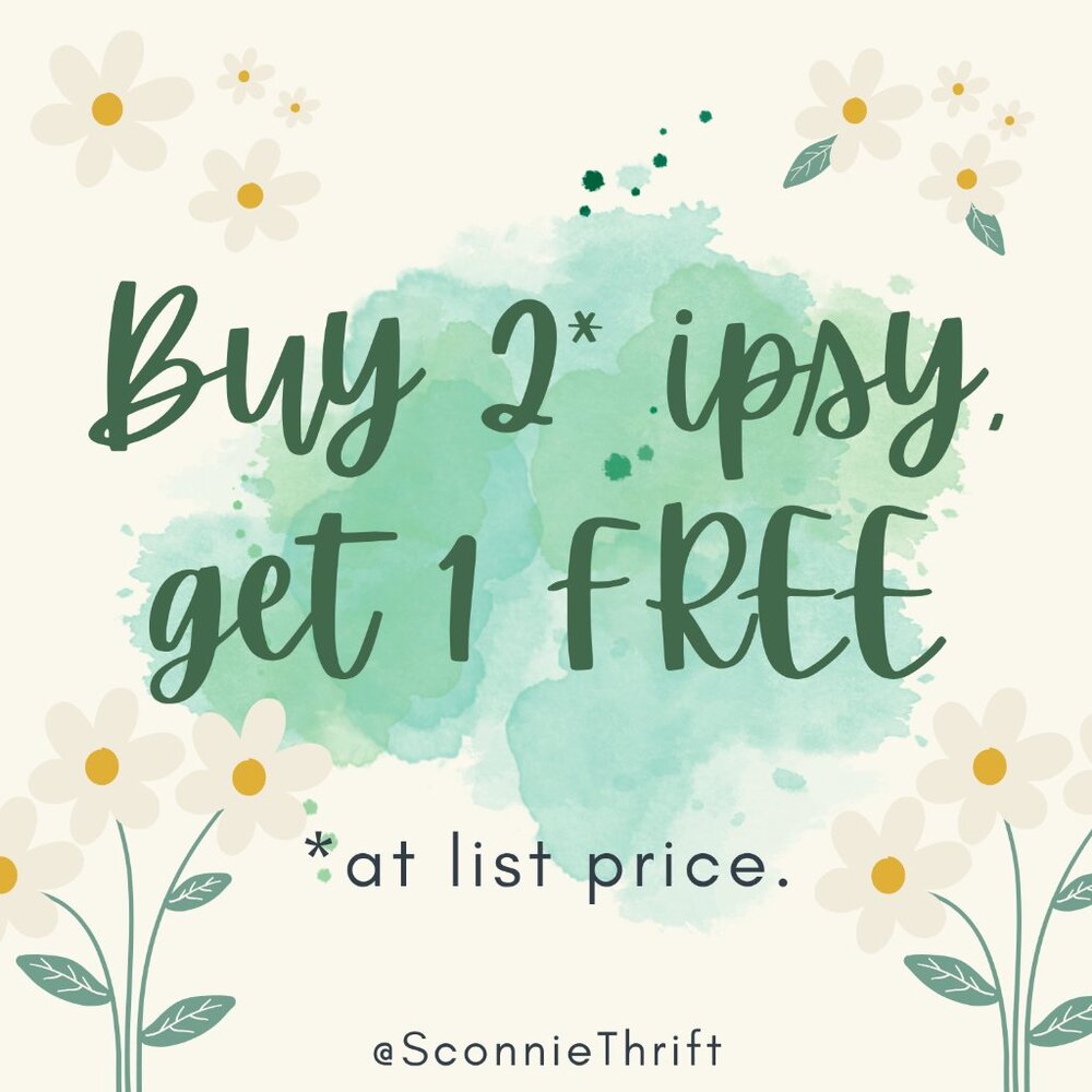 Buy 2 ipsy, get 1 FREE